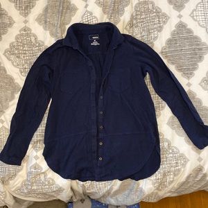 Sonoma Medium blue button up shirt